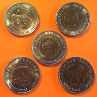 Picture of Россия 1993 г. • KM# 330-4 • 50 рублей • Красная книга • Годовой комплект 5 монет. • памятный выпуск • MS BU