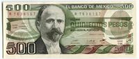 Изображение Мексика 1984г. • 500 песо • UNC пресс