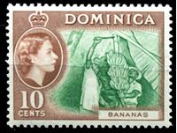 Image de Доминика 1954-62 гг. Gb# 150 • 10c. сбор бананов • XF ( кат.- £6 )