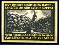 Изображение Германия • Гентин 1921 г. • 2 марки • Обелиск в парке. • локальный выпуск • UNC пресс