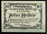 Изображение Австрия Вартберг-ан-дер-Кремс 1921г. • 10 хеллеров. Дворец. • UNC пресс