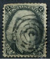 Image de США 1861-66 гг. SC# 73 • 2 с. Эндрю Джексон • Used F ( кат.- $65 )