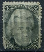 Image de США 1861-66 гг. SC# 87 • 2 с. Эндрю Джексон • Used F ( кат.- $200 )
