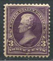 Изображение США 1895 г. SC# 268 • 3 c. Эндрю Джексон • MH OG VG ( кат.- $40 )