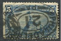 Изображение США 1898 г. SC# 288 • выпуск "Транс-Миссисипи" 5 c. • Used F ( кат.- $25 )
