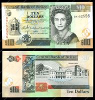 Изображение Белиз 2007г. P# 68c • 10 долларов • UNC пресс