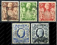 Изображение Великобритания 1939-40гг. • SC# 249-51A • Used F-VF (кат. - $40.00)