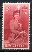 Изображение Новая Зеландия 1953-7гг. SC# 300 • 5s. Елизавета II • MH OG F-VF (кат. - $25.00)