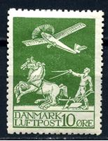 Изображение Дания 1925-29 гг. SC# C1 • 10 o. авиапочта • MH OG VF ( кат.- $25 )