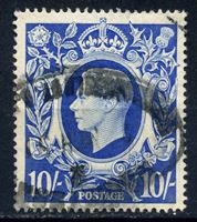 Image de Великобритания 1939-48 гг. Gb# 478a • 10 sh. Георг VI • Used VF ( кат.- £5 )