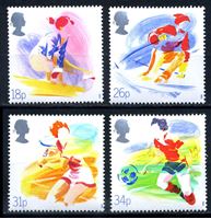 Image de Великобритания 1988 г. SC# 1209-12 • Спортивные соревнования • MNH OG VF • полн. серия