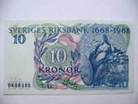 Bild von Швеция 1968г. • 100 крон • серия - 1806210 / UNC пресс