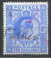 Изображение Великобритания 1902-10 гг. Gb# 265 • 10sh. Король Эдуард VII • Used XF ( кат.- £450 )