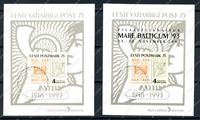Изображение Эстония 1993г. SC# 260+260a • 2 блока • Used VF ( кат. - €20 )