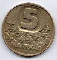 Изображение Финляндия 1979г. • 5 марок, Ледокол • VF+