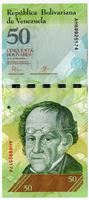 Изображение Венесуэла 2015 г. • 50 боливаров • UNC пресс