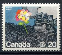 Изображение Канада 1976г. SC# 690 • 20c. Конференция ООН • MNH OG XF