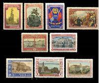 Изображение СССР 1954 г. Сол# 1755-63 • 300-летие воссоединения с Украиной • MNH OG XF • полн. серия