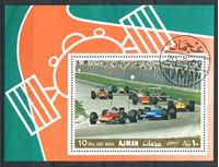 Изображение Аджман 1969г. • Гонки "Формула - I" • MNH OG / блок