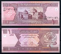 Изображение Афганистан 2002 г. P# 64a • 1 афгани • UNC пресс