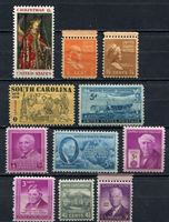Bild von США 1938-55 гг. 41-3 • лот 10 марок • MNH OG XF