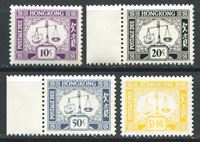 Изображение Гонконг 1976 г. SC# J19a-22 • 10c.-1$ служебные • MNH OG XF • полн. серия ( кат.- $10 )