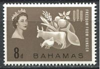 Изображение Багамы 1963г. Gb# 223 • Свобода от голода • MNH OG XF
