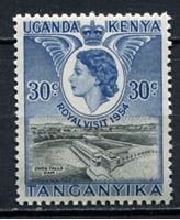 Image de Кения, Уганда и Танганьика 1954г. Gb# 166 • 30c. • Королевский визит • MNH OG XF