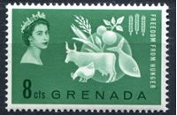 Image de Гренада 1963г. Gb# 300-4 • 8c. • Свобода от голода • MNH OG XF