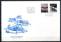 Bild von Норвегия 1993г. SC# 1036-7 • Туризм на реках и озерах • Used(СГ) XF / полн. серия / КПД