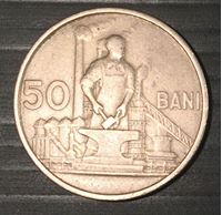 Изображение Румыния 1955 г. • KM# 86 • 50 бани • кузнец • регулярный выпуск • XF+ ( кат.- $25,00 )