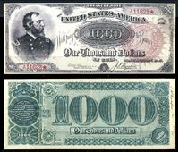 Picture of США 1890 г. P# 350 • 1000 долларов. Генерал Грант • казначейский выпуск • копия • UNC пресс