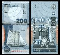 Изображение Кабо-Верде 2005 г. P# 68 • 200 эскудо • регулярный выпуск • UNC пресс