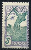 Изображение Французская Гвиана 1939-40 гг. Iv# 157 • 3 c. Лучник (осн. выпуск) • MLH OG XF