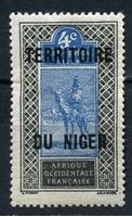 Picture of Нигер 1921-2 гг. Iv# 3 • 4 c. Бедуин. надпечатка • MLH OG XF