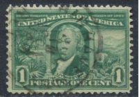 Picture of США 1904г. SC# 323 • выпуск "Выставка в Луизиане" 1 c. • Used XF ( кат.- $5 )