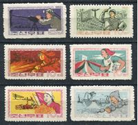Picture of КНДР 1963 г. SC# 442-7 • Развитие промышленности • MNH OG VF • полн. серия