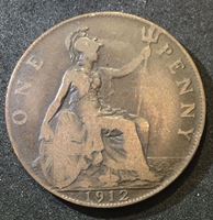 Picture of Великобритания 1912 г. KM# 810 • 1 пенни • Георг V • F+