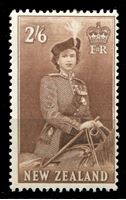 Изображение Новая Зеландия 1953-57 гг. SC# 298B • 2sh.6d. Елизавета II • стандарт • MLH OG VF ( кат.- $21 )