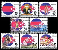 Bild von Новая Зеландия 1989 г. SC# 970-7 • 14-е игры стран содружества • MNH OG XF • полн. серия ( кат.- $10 )