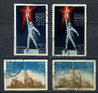 Изображение СССР 1939 г. Сол# 663-6 • Выставка в Нью Йорке • Used VF • полн. серия