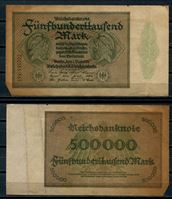 Изображение Германия 1923 г. P# 88b • 500 тыс. марок • регулярный выпуск • F-