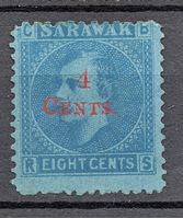 Изображение 1899 г. Gb# 35 • Сэр Чарльз Брук • Mint NG F-VF ( кат.- £8,5 )