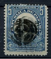 Bild von Зона Панамского канала 1909-10 гг. SC# 33 • 5c. надпечатка "Зона канала" • Used VF