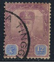 Изображение Малайя • Джохор 1922-41 гг. Gb# 113 • 12c. султан Ибрагим • Used XF ( кат.- £1,25 )