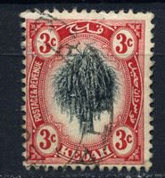Изображение Малайя • Кедах 1912 г. Gb# 2 • 3c. сноп риса • Used XF