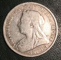 Изображение Великобритания 1893 г. • KM# 780 • 1 шиллинг • (серебро) • регулярный выпуск • VF-