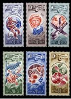 Bild von СССР 1977 г. Сол# 4752-7 • XX лет космической эры • MNH OG XF • полн. серия