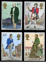 Изображение Великобритания 1979 г. Gb# 1095-8 • Роуленд Хилл, 100 лет со дня смерти • MNH OG XF • полн. серия