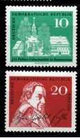 Изображение ГДР 1962 г. Mi# 889-90 • 10 и 20 pf. • Иоганн Готлиб Фихте (200 лет со дня рождения) • MLH OG XF • полн. серия ( кат.- €2 )